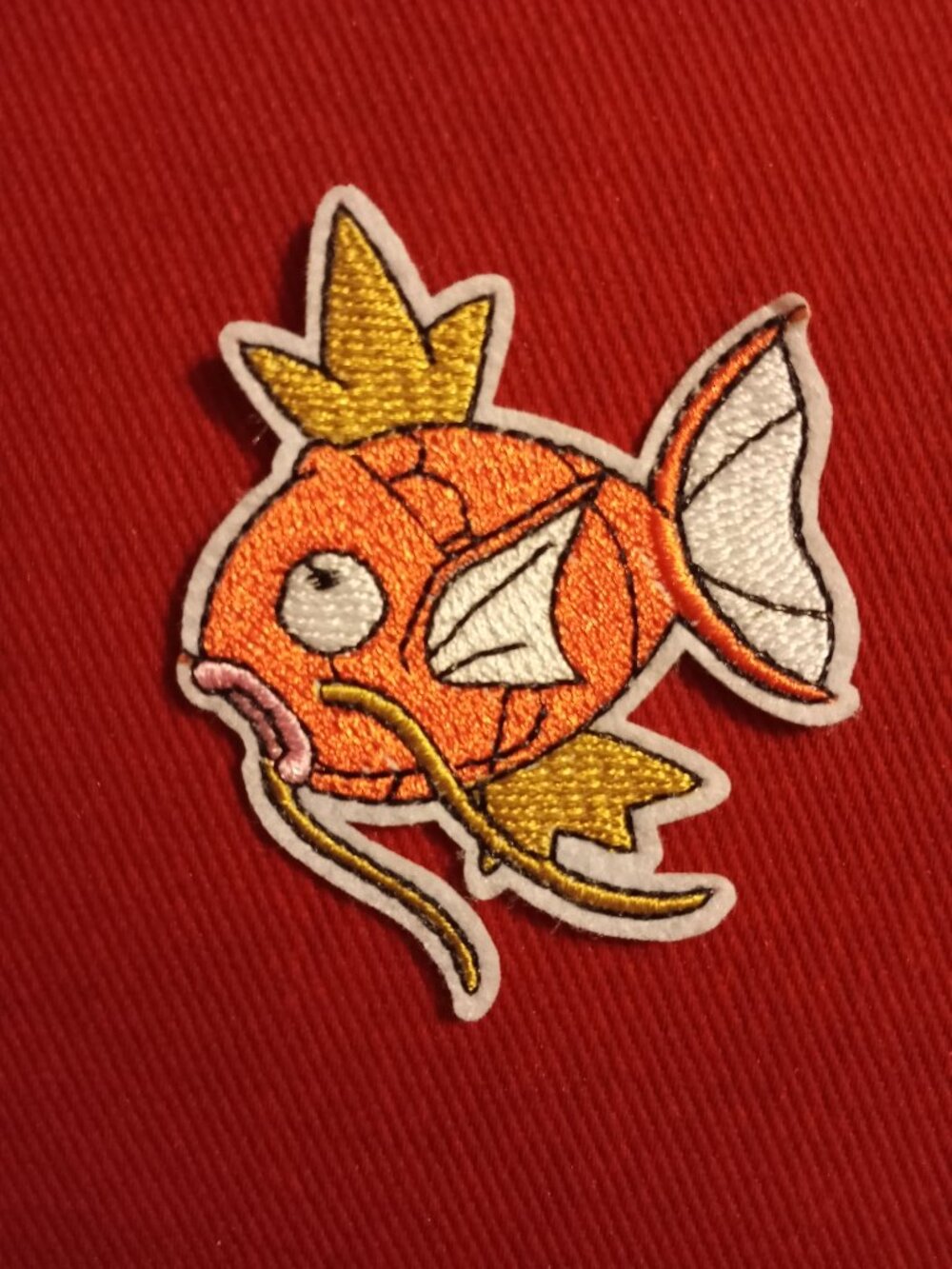 Magikarp Water Pokemon embroidered iron on patch
